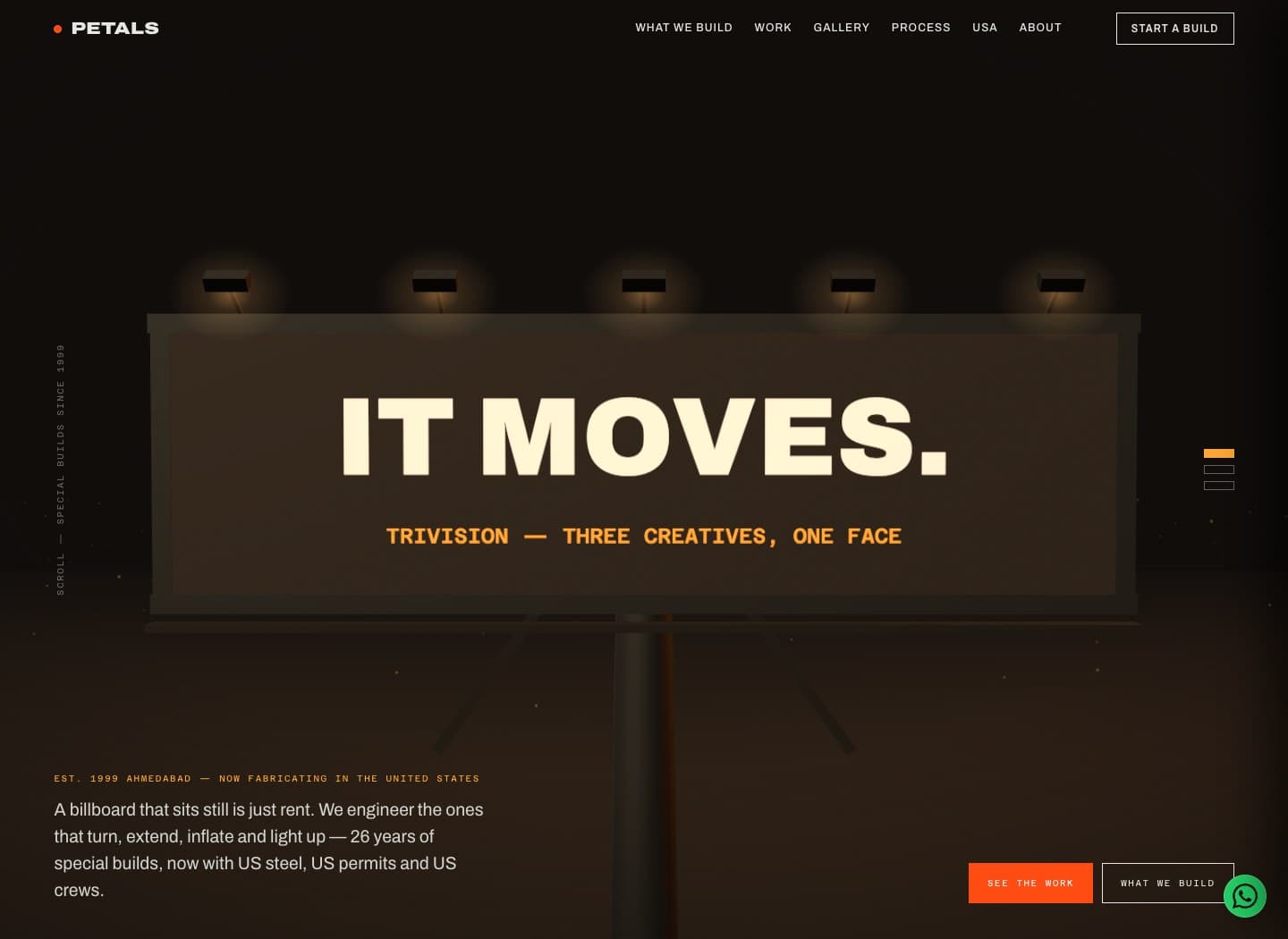 Petals USA website, designed and developed by Codekik